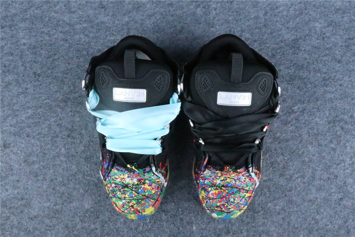 Gallery Dept. x Lanvin Curb Sneakers 'Paint Drip - Black'