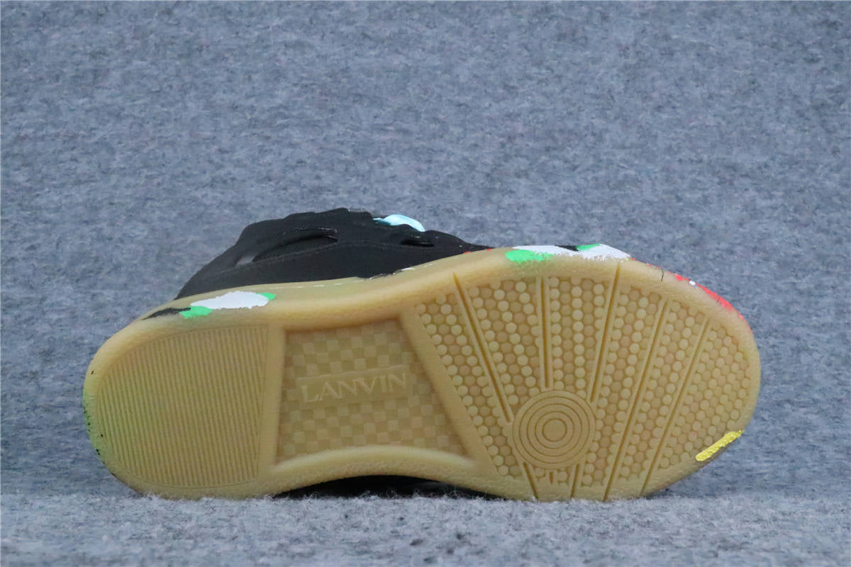 Gallery Dept. x Lanvin Curb Sneakers 'Paint Drip - Black'