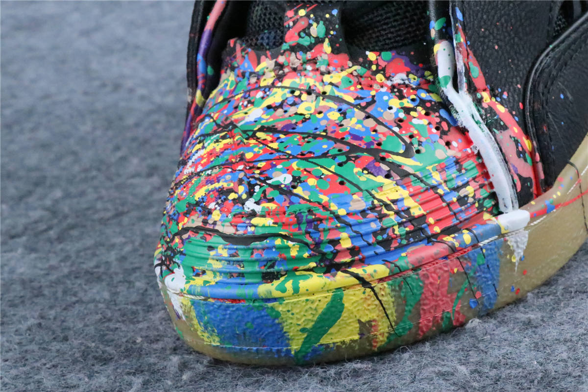 Gallery Dept. x Lanvin Curb Sneakers 'Paint Drip - Black'