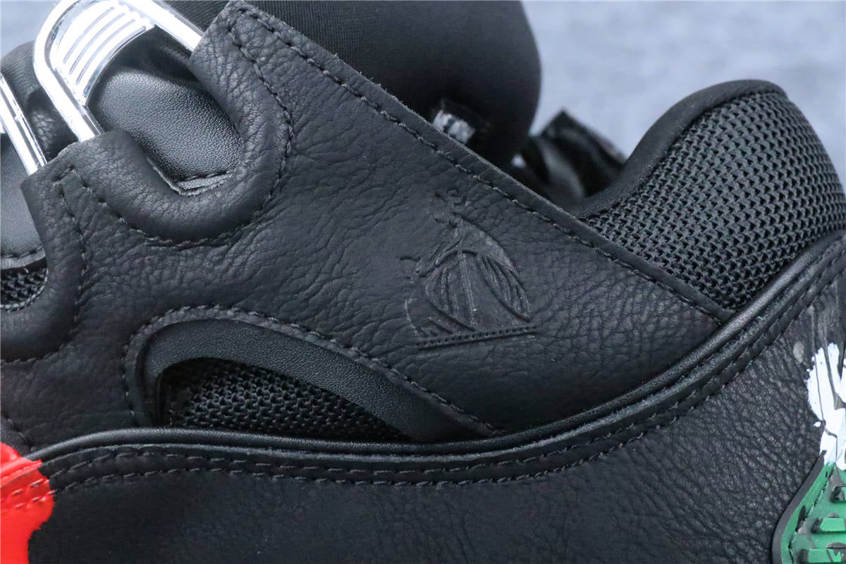 Gallery Dept. x Lanvin Curb Sneakers 'Paint Drip - Black'