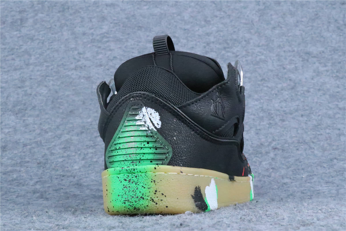 Gallery Dept. x Lanvin Curb Sneakers 'Paint Drip - Black'