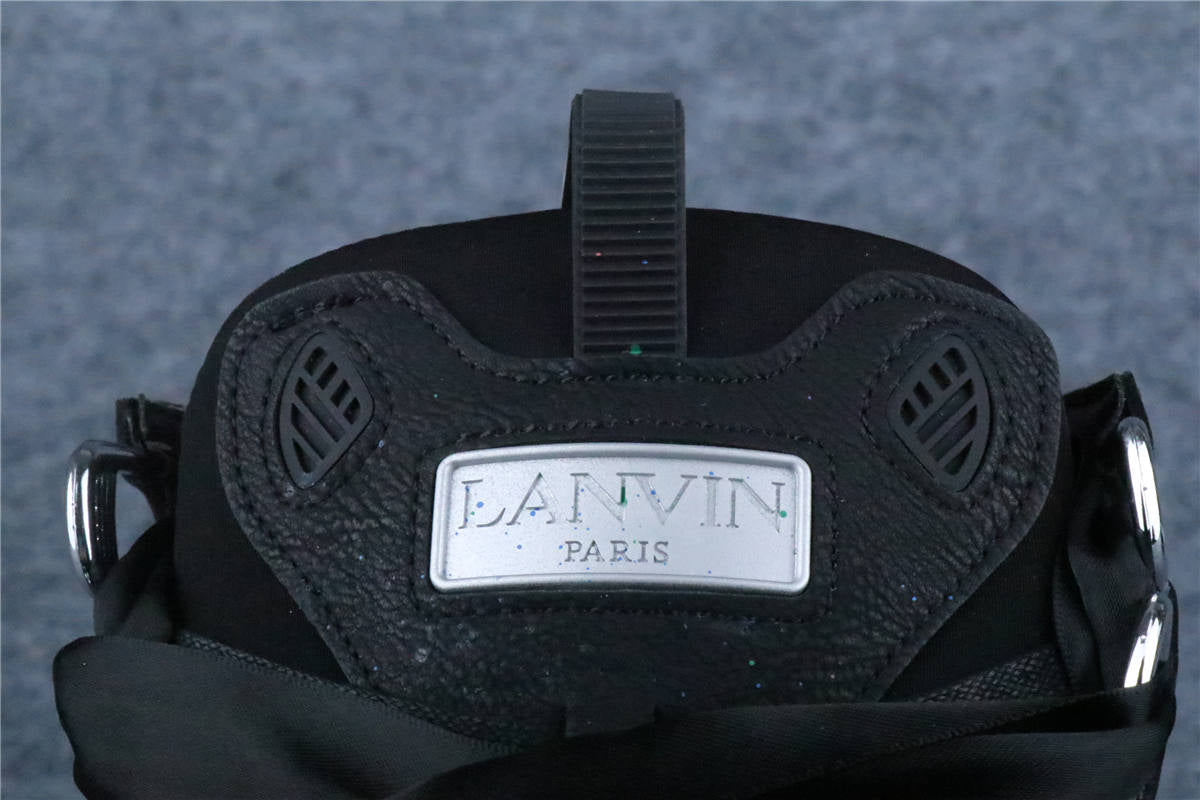 Gallery Dept. x Lanvin Curb Sneakers 'Paint Drip - Black'