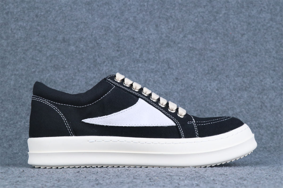 Rick Owens DRKSHDW Scarpe Denim Vintage Sneaker 'Black Milk'