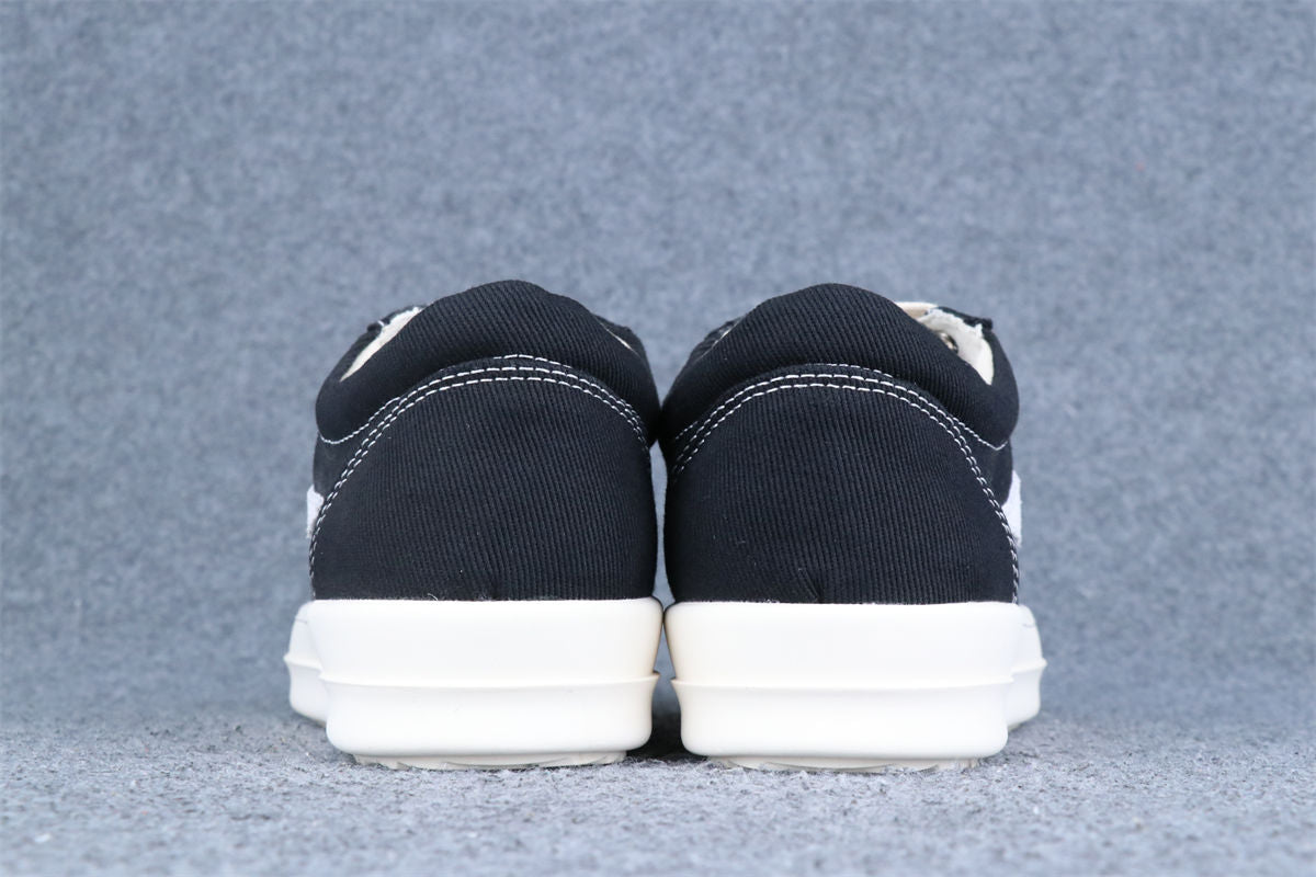 Rick Owens DRKSHDW Scarpe Denim Vintage Sneaker 'Black Milk'