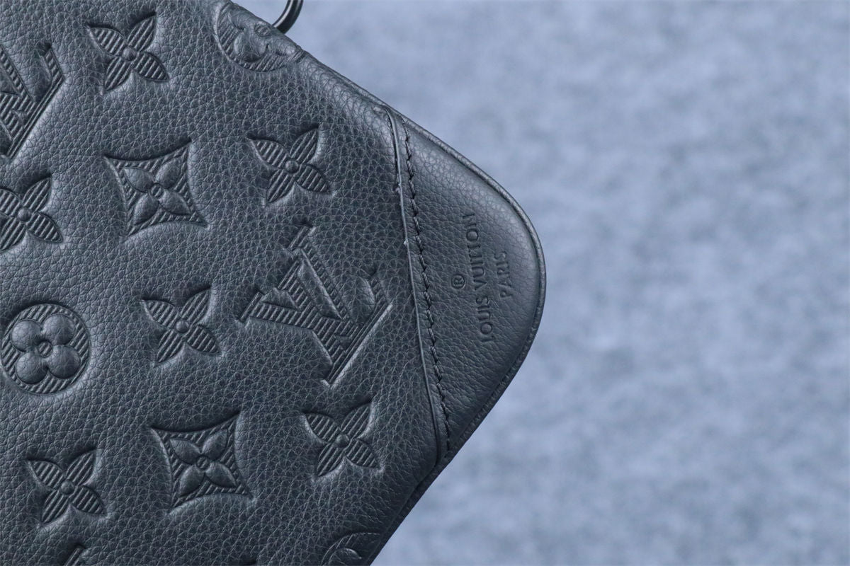 LV Trio Messenger 'Black Monogram Shadow Calfskin Leather'