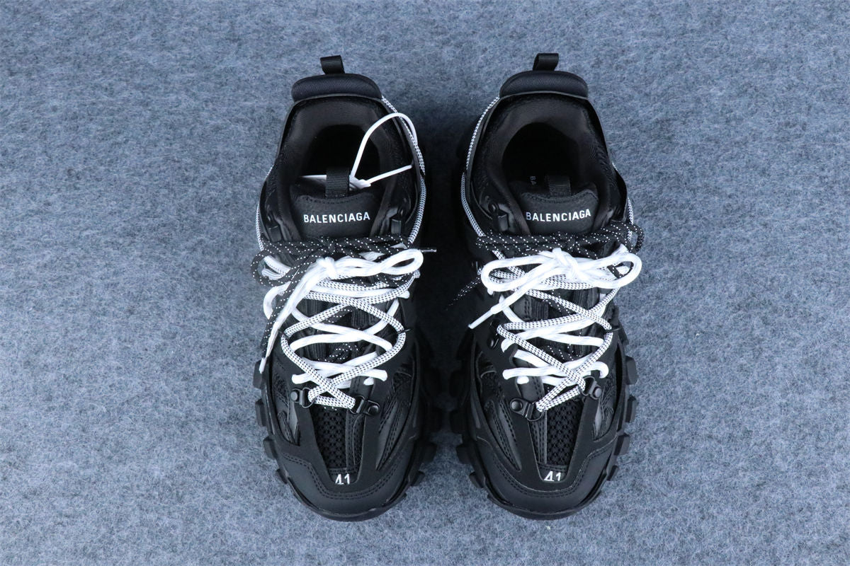 Balenciaga Track Trail Laces Sneaker 'Black White'