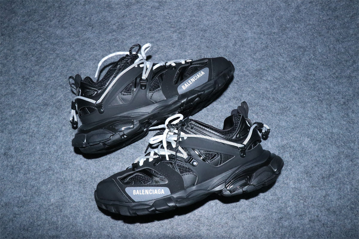 Balenciaga Track Trail Laces Sneaker 'Black White'