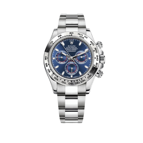 Daytona White Gold De Cadran Blue