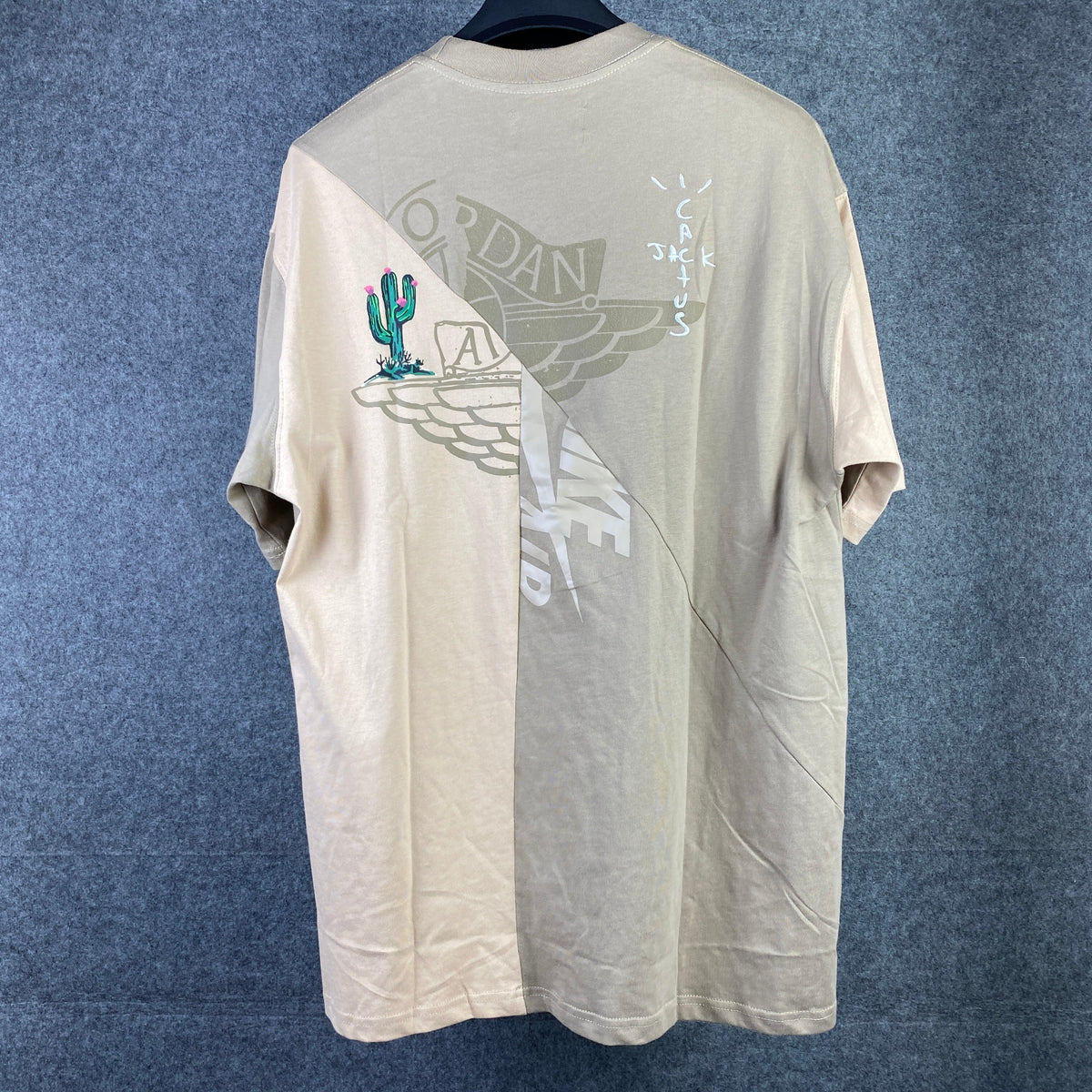 Cactus Jack by Travis Scott x Jordan Short-Sleeve T-Shirt 'Khaki/Desert'