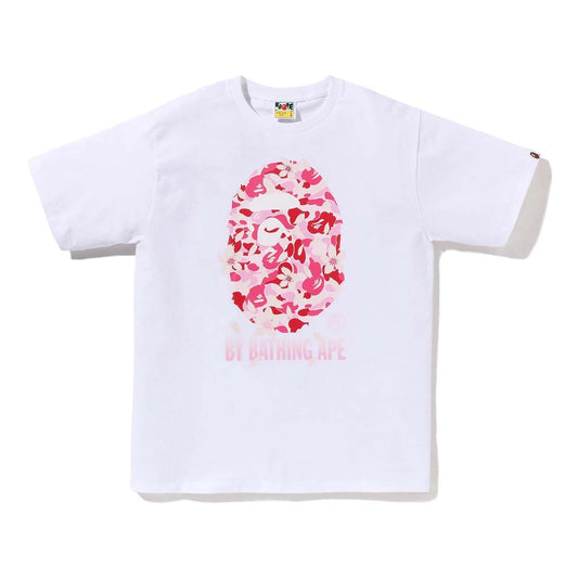 BAPE ABC Camo By Bathing Ape Tee Sakura White Pink
