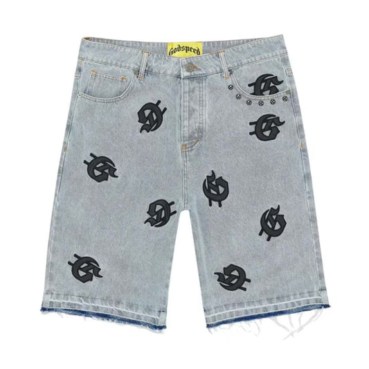 Godspeed Infinity Denim Shorts Blue
