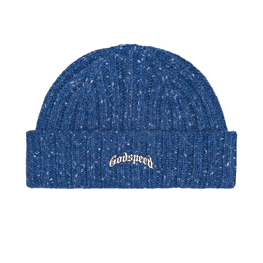 Godspeed OG Logo Emblem Beanie Blue Speckle