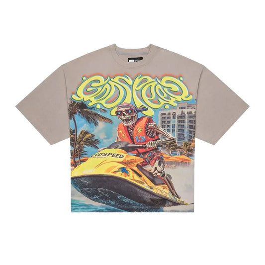 Godspeed Wave Runner Stone Wash Tee