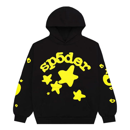 Sp5der Beluga Hoodie 'Onyx/Yellow'