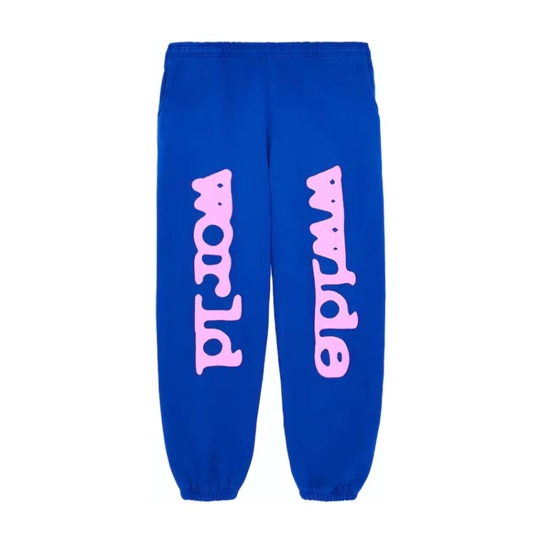 Sp5der Beluga Sweatpants Blue Pink