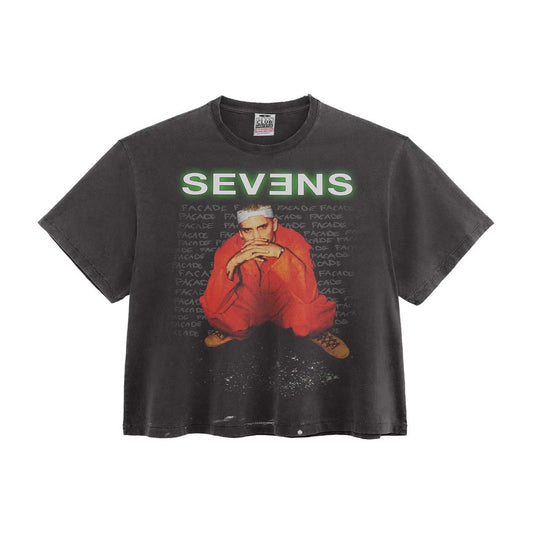 Triple Sevens 2000s Eminem Faded Black Tee