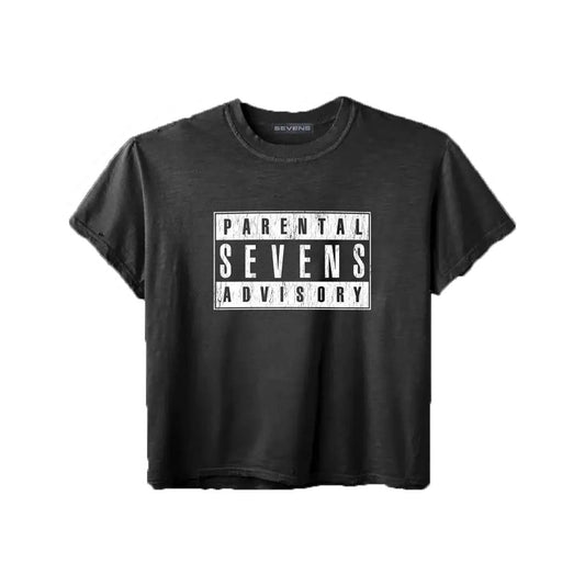 Triple Sevens Advisory Faded Black Tee